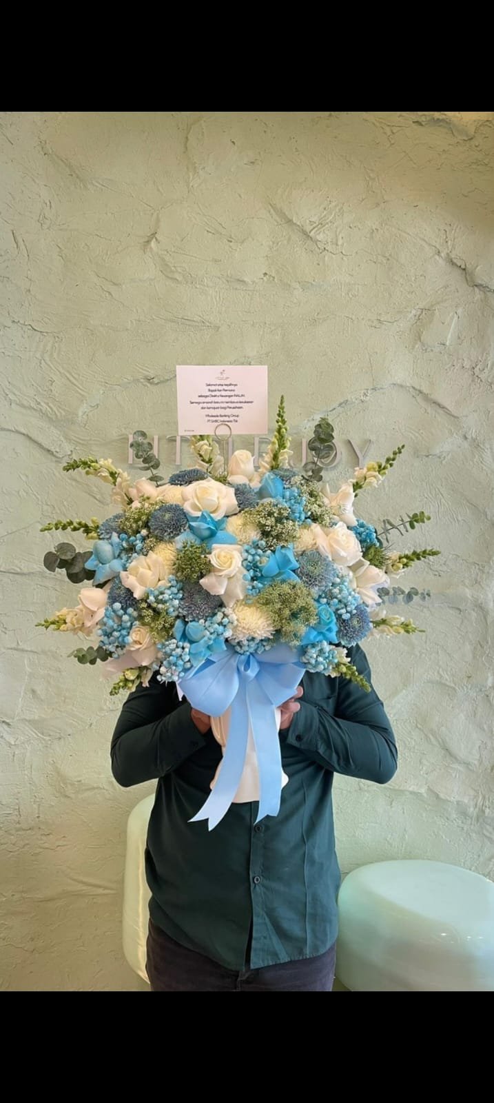 Mixed Fresh Blossoms Vase